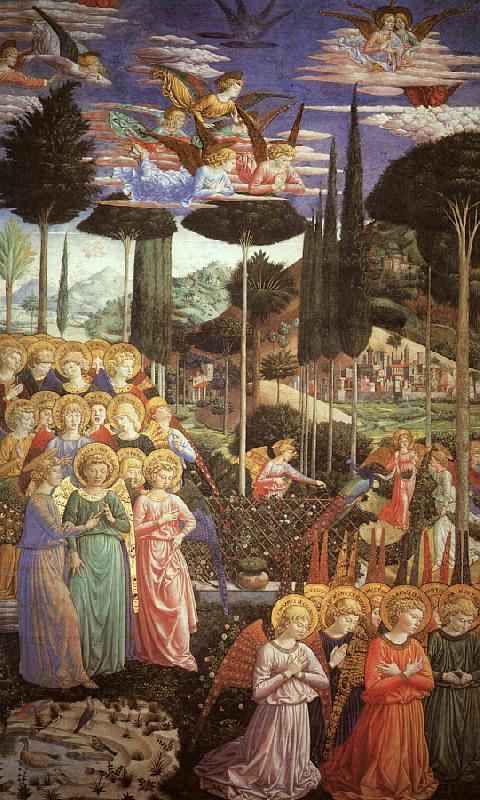 Benozzo Gozzoli Angels Worshipping   22